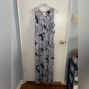 Soma High Neck Maxi Dress With Built-In Shelf Bra